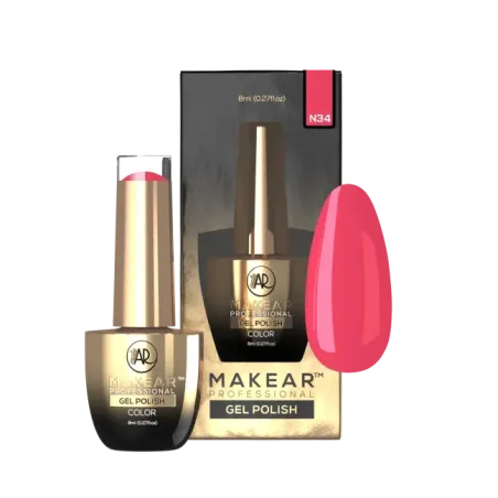 Semipermanente Polish NEON Makear 8 gr N34, unghie Makear, SEMIPERMANENTI unghie.