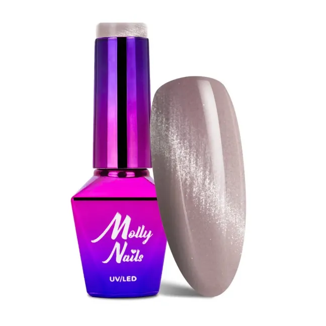Semipermanente cat eye CRYSTAL WATER Mollynails 8 ml n. 162, unghie Allepaznokcie, SEMIPERMANENTI unghie.