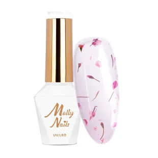 Semipermanente Polish Mollynails FLOWERS 8 ml n.152, unghie Allepaznokcie, SEMIPERMANENTI unghie.