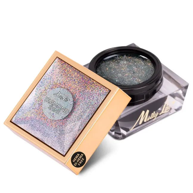 Gel costruttore SHINE DIAMOND Mollylac 15 gr, unghie Allepaznokcie, GEL COSTRUTTORI unghie.