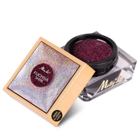 Gel costruttore SHINE FUCHSIA Mollylac 15 gr, unghie Allepaznokcie, GEL COSTRUTTORI unghie.