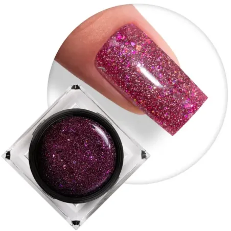 Gel costruttore SHINE FUCHSIA Mollylac 15 gr, unghie Allepaznokcie, GEL COSTRUTTORI unghie.