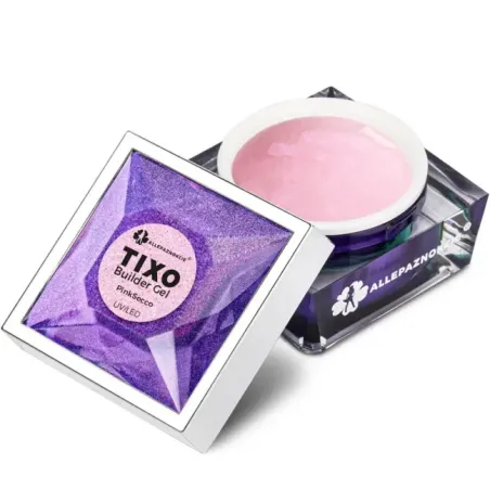 Gel costruttore TIXO PINKSECCO Allepaznokcie 15 gr, unghie Allepaznokcie, GEL COSTRUTTORI unghie.