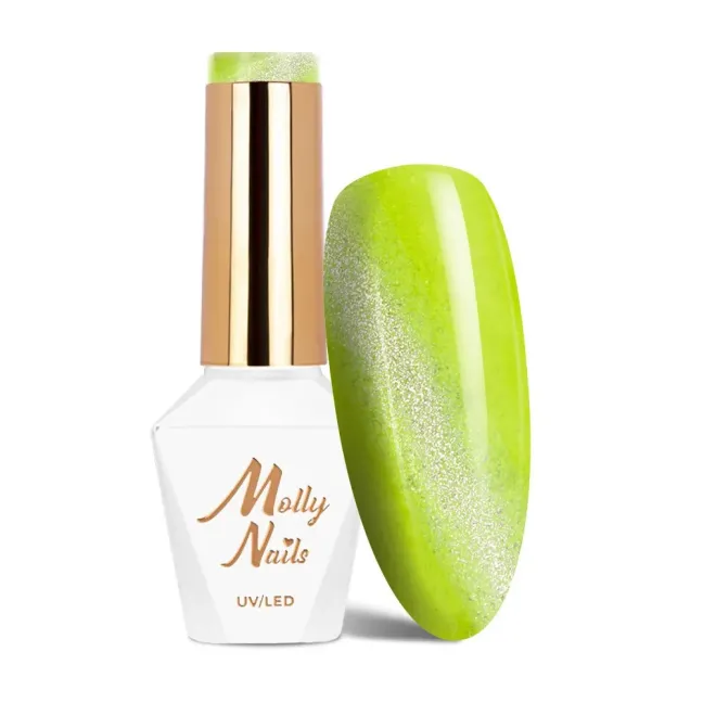 Semipermanente cat eye NEON FLASHY Mollynails 8 ml n. 178, unghie Allepaznokcie, SEMIPERMANENTI unghie.