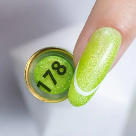 Semipermanente cat eye NEON FLASHY Mollynails 8 ml n. 178, unghie Allepaznokcie, SEMIPERMANENTI unghie.