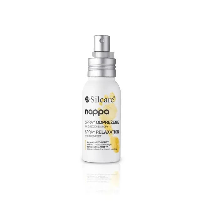 Spray piedi e gambe stanchi Relaxing NAPPA Silcare 55 ml, unghie Silcare, CURA DEL CORPO unghie.