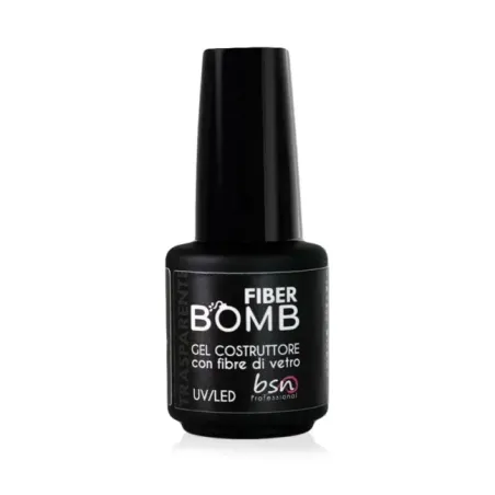 Smalto GEL FIBER BOMB Bsn 15 ml, unghie BSN, BASI & TOP unghie.