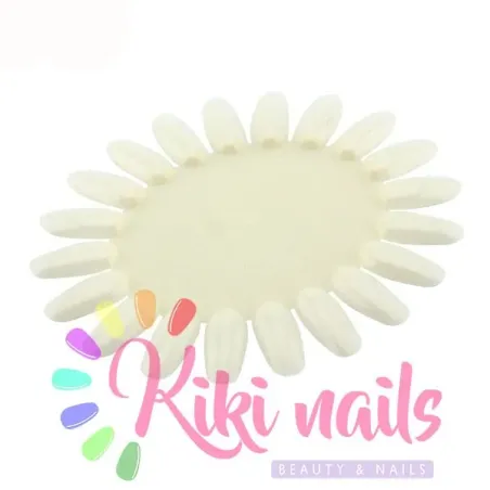 Espositore tip display ovale 20 tip colore nature, unghie Altro, ESPOSITORI TIP unghie.