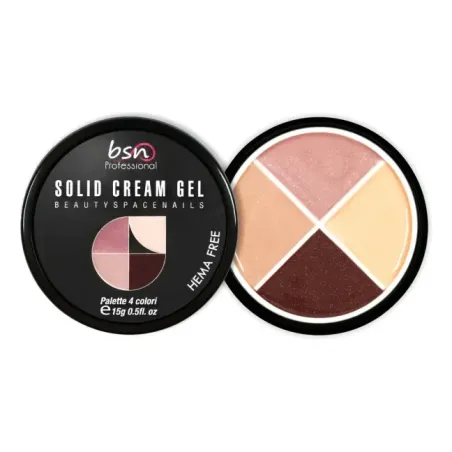 Palette polish soakoff SOLID CREAM 03 nude, Hemafree Bsn 15 gr, unghie BSN, SEMIPERMANENTI unghie.