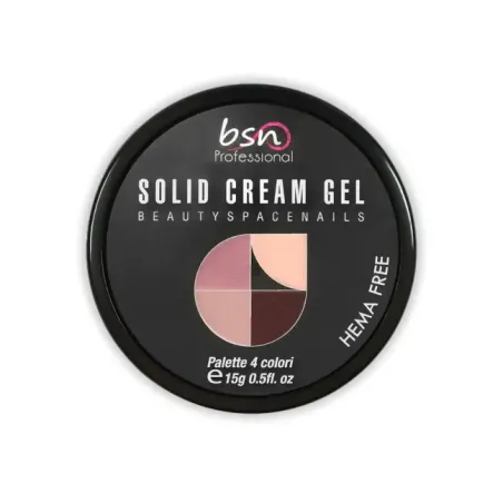 Palette polish soakoff SOLID CREAM 03 nude, Hemafree Bsn 15 gr, unghie BSN, SEMIPERMANENTI unghie.