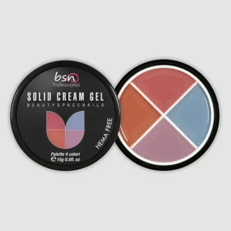 Palette polish soakoff SOLID CREAM 04 cateye, Hemafree Bsn 15 gr, unghie BSN, SEMIPERMANENTI unghie.
