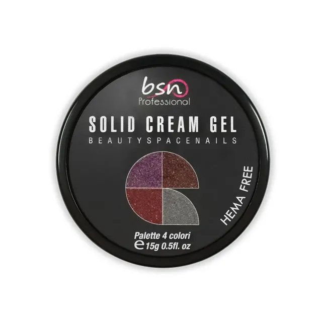 Palette polish soakoff SOLID CREAM 06 flash, Hemafree Bsn 15 gr, unghie BSN, SEMIPERMANENTI unghie.