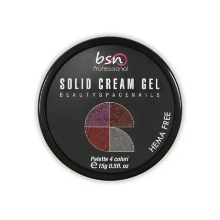 Palette polish soakoff SOLID CREAM 06 flash, Hemafree Bsn 15 gr, unghie BSN, SEMIPERMANENTI unghie.