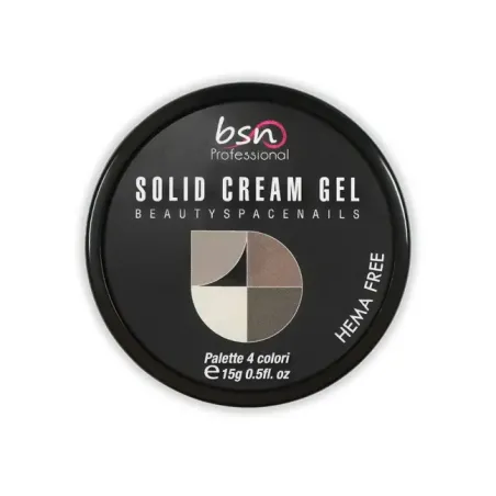 Palette polish soakoff SOLID CREAM 05, Hemafree Bsn 15 gr, unghie BSN, SEMIPERMANENTI unghie.