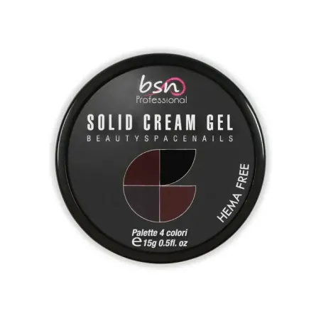 Palette polish soakoff SOLID CREAM 07, Hemafree Bsn 15 gr, unghie BSN, SEMIPERMANENTI unghie.
