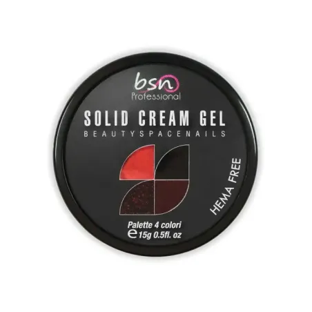 Palette polish soakoff SOLID CREAM 11, Hemafree Bsn 15 gr, unghie BSN, SEMIPERMANENTI unghie.
