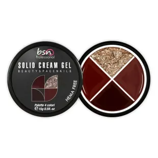 Palette polish soakoff SOLID CREAM 13, Hemafree Bsn 15 gr, unghie BSN, SEMIPERMANENTI unghie. 2