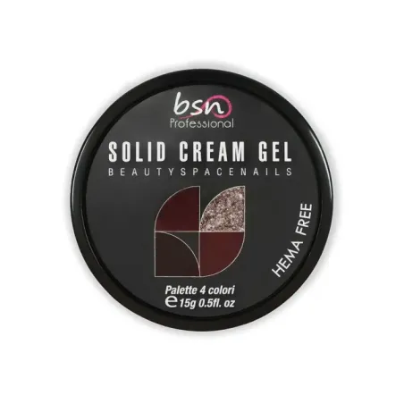 Palette polish soakoff SOLID CREAM 13, Hemafree Bsn 15 gr, unghie BSN, SEMIPERMANENTI unghie.