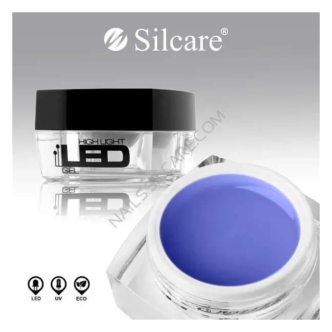 Gel costruttore High Light  LED VIOLET Hemafree Silcare 100 gr, unghie Silcare, GEL COSTRUTTORI unghie.