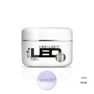 Gel costruttore High Light  LED VIOLET Hemafree Silcare 100 gr, unghie Silcare, GEL COSTRUTTORI unghie.