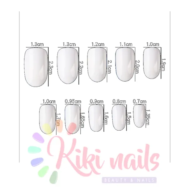 Busta 600 Tip mini squoval bianche per nailart e tip box, unghie Altro, OUTLET unghie.
