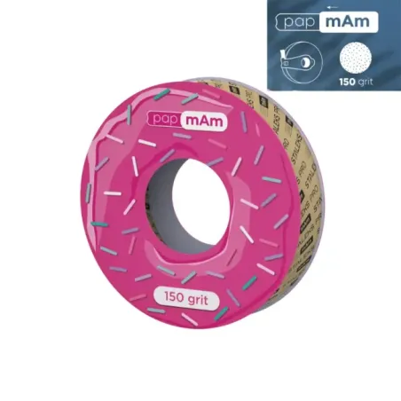 Ricarica refill PapmAm in rotolo EXPERT (senza custodia) grit 150, ATSC Staleks PRO, unghie Staleks, MONOUSO unghie.