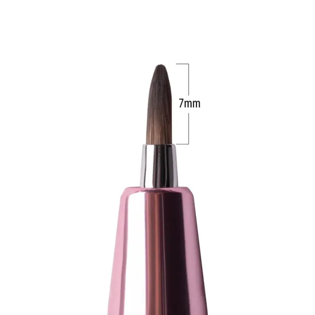 Pennello petalo 7mm retrattile Mollynails, unghie Allepaznokcie, PENNELLI unghie.