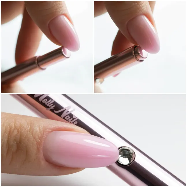 Pennello petalo 7mm retrattile Mollynails, unghie Allepaznokcie, PENNELLI unghie.