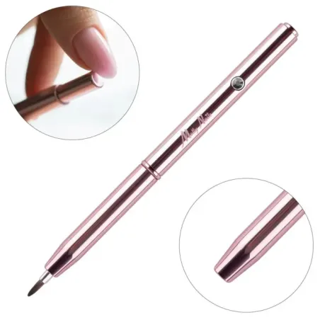 Pennello petalo 7mm retrattile Mollynails, unghie Allepaznokcie, PENNELLI unghie.