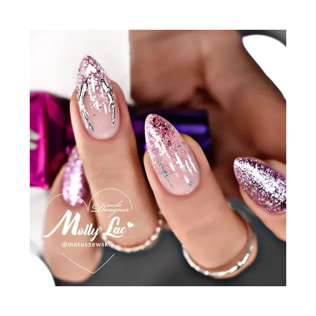 Semipermanente Polish Mollynails LUXURY GLAM 8ml n.541, unghie Allepaznokcie, SEMIPERMANENTI unghie.