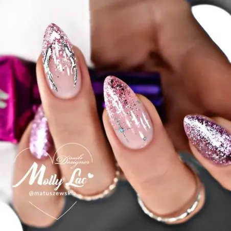 Semipermanente Polish Mollynails LUXURY GLAM 8ml n.541, unghie Allepaznokcie, SEMIPERMANENTI unghie.