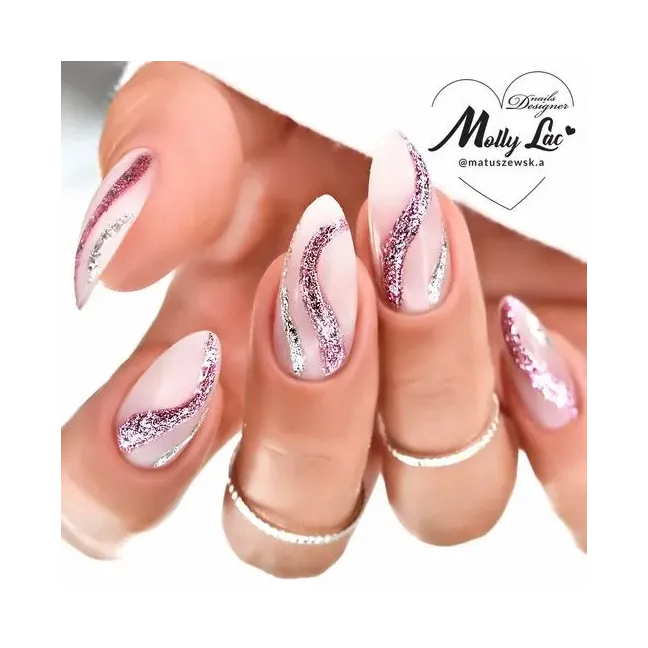 Semipermanente Polish Mollynails LUXURY GLAM 8ml n.541, unghie Allepaznokcie, SEMIPERMANENTI unghie.