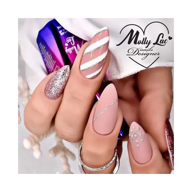 Semipermanente Polish Mollynails LUXURY GLAM 8ml n.542, unghie Allepaznokcie, SEMIPERMANENTI unghie.