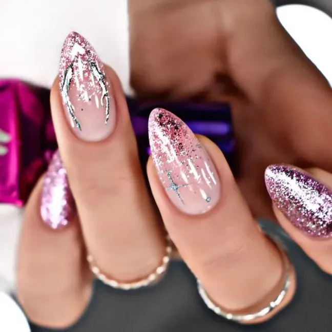 Semipermanente Polish Mollynails LUXURY GLAM 8ml n.543, unghie Allepaznokcie, SEMIPERMANENTI unghie.