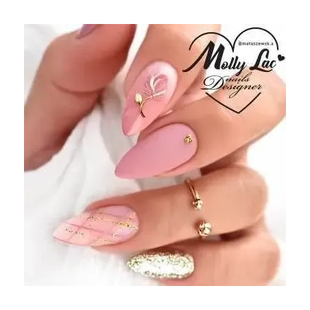 Semipermanente Polish Mollynails LUXURY GLAM 8ml n.547, unghie Allepaznokcie, SEMIPERMANENTI unghie.