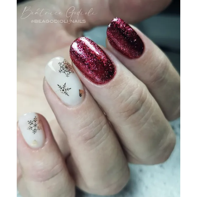 Semipermanente Polish Mollynails LUXURY GLAM 8ml n.548, unghie Allepaznokcie, SEMIPERMANENTI unghie.