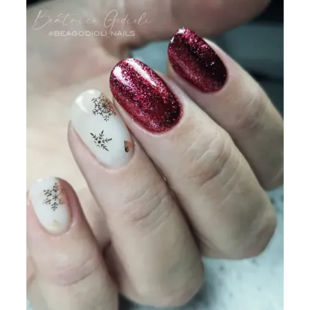 Semipermanente Polish Mollynails LUXURY GLAM 8ml n.548, unghie Allepaznokcie, SEMIPERMANENTI unghie.