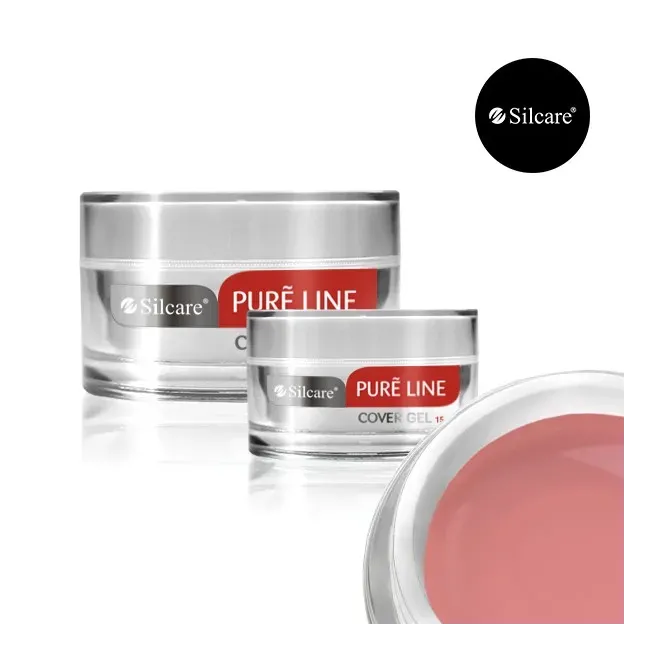 Gel costruttore COVER Pure Line Hemafree Silcare 50 gr, unghie Silcare, GEL COSTRUTTORI unghie.