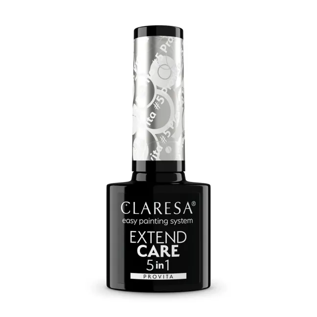 Base ibrida Extend care 5in1 PROVITA 5 Claresa 5 ml, unghie CLARESA, BASI & TOP unghie.