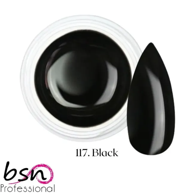 Gel color Super Color BSN 5 gr n.117, unghie BSN, GEL COLOR unghie.