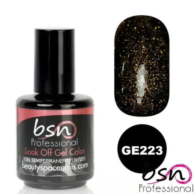 Semipermanente Polish BSN SOAK OFF 15ml n. GE223, unghie BSN, SEMIPERMANENTI unghie.