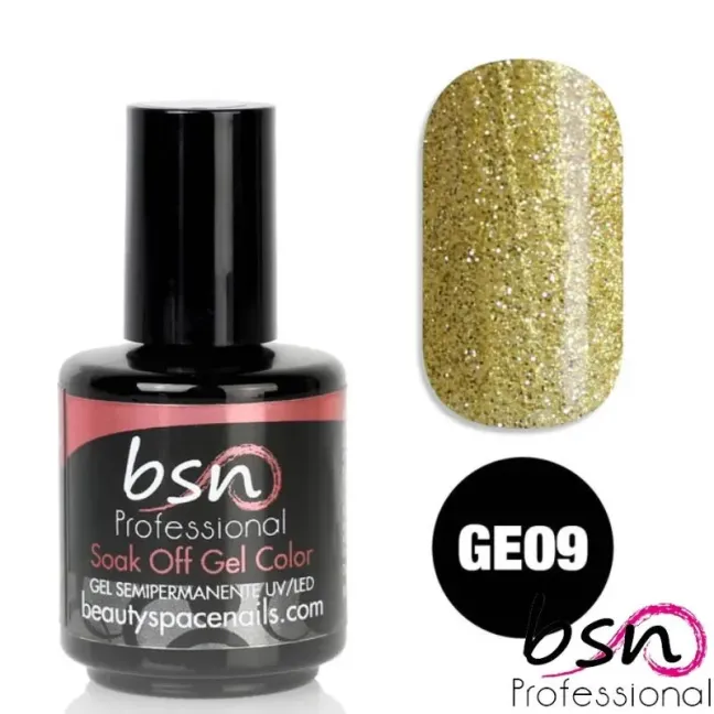 Semipermanente Polish BSN SOAK OFF 15ml n. GE09, unghie BSN, SEMIPERMANENTI unghie.