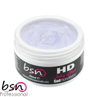 Gel costruttore HD JELLY EFFECT CLEAR Bsn 50 gr, unghie BSN, GEL COSTRUTTORI unghie.
