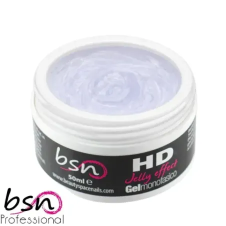Gel costruttore HD JELLY EFFECT CLEAR Bsn 50 gr, unghie BSN, GEL COSTRUTTORI unghie.