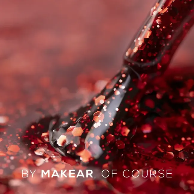 Semipermanente Polish GLITTER PREMIUM S62 Makear 8 gr, unghie Makear, SEMIPERMANENTI unghie.