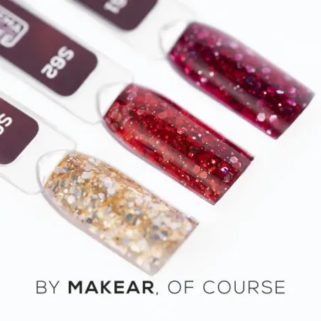 Semipermanente Polish GLITTER PREMIUM S63 Makear 8 gr, unghie Makear, SEMIPERMANENTI unghie.