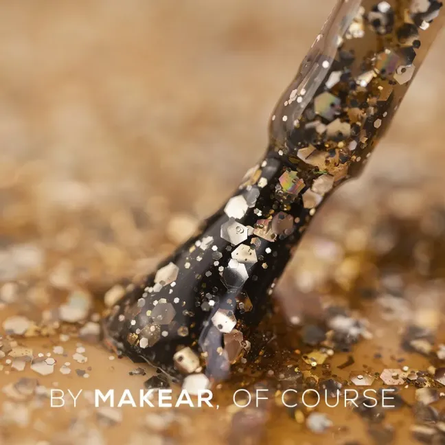 Semipermanente Polish GLITTER PREMIUM S63 Makear 8 gr, unghie Makear, SEMIPERMANENTI unghie.