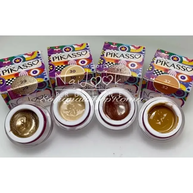 Gel color PAINT senza dispersione PIKASSO Nailook 4gr n.29, unghie SOFIANAIL, GEL COLOR unghie.