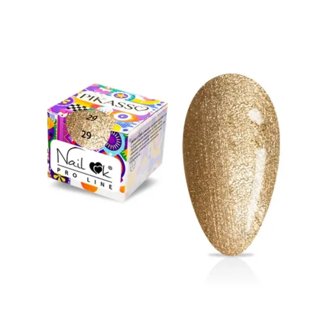 Gel color PAINT senza dispersione PIKASSO Nailook 4gr n.29, unghie SOFIANAIL, GEL COLOR unghie.