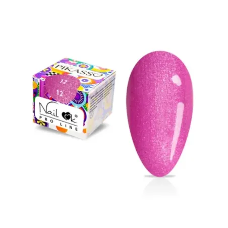 Gel color PAINT senza dispersione PIKASSO Nailook 4gr n.12, unghie SOFIANAIL, GEL COLOR unghie.